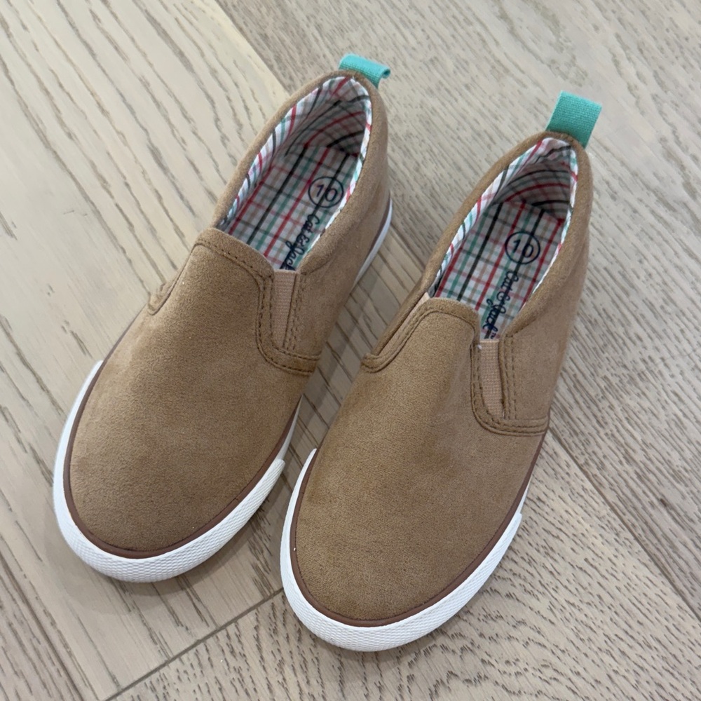 Brown Slip-On Kids Shoes